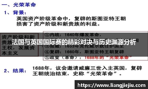 法国与英国国际赛的精彩对决与历史渊源分析